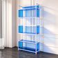 Open Back Standard Bookshelf Modern Style Acrylic Bookcase with Shelves