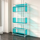 Open Back Standard Bookshelf Modern Style Acrylic Bookcase with Shelves