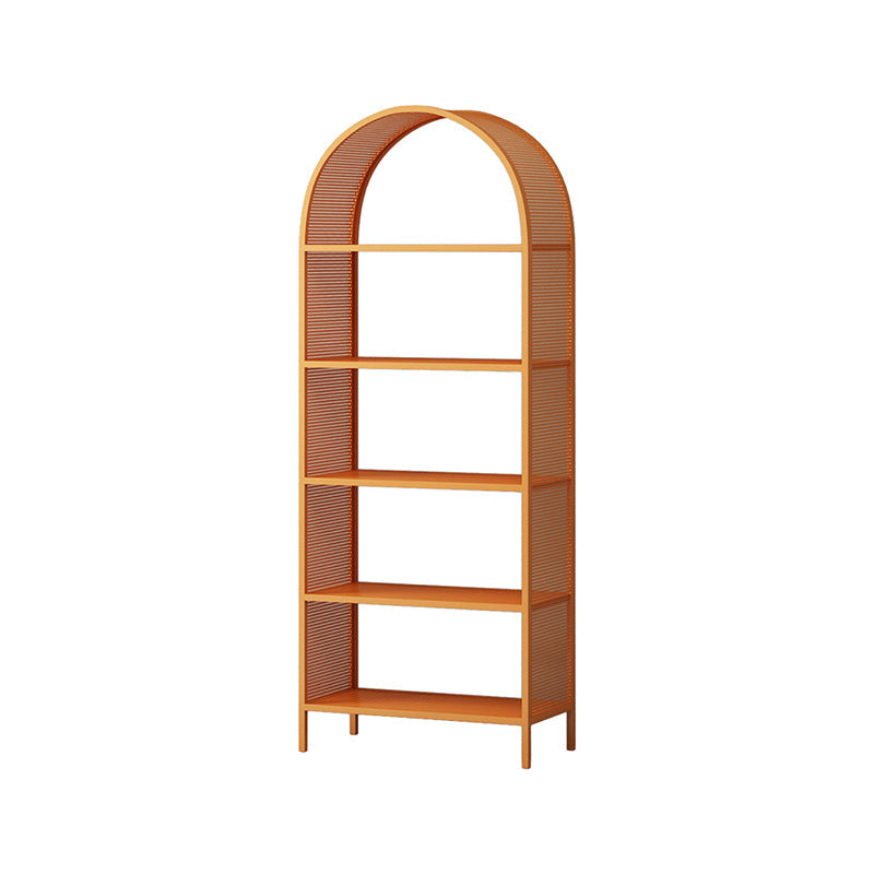 Metal Scandinavian Bookcase Standard Open Back Bookshelf with Shelves