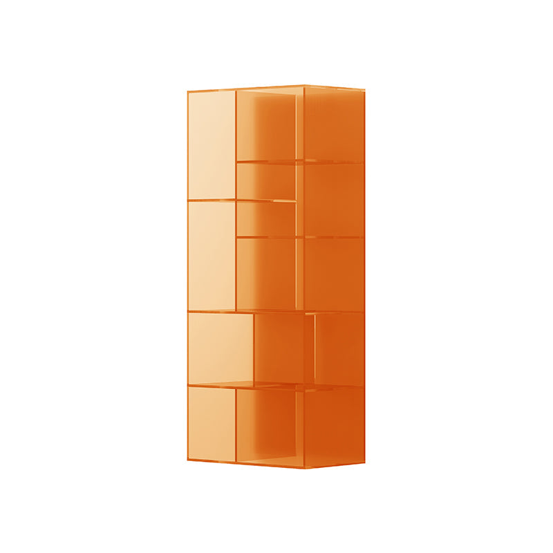 Standard Closed Back Bookshelf Modern Style Acrylbuchhandel