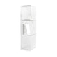 Modern Style Closed Back Bookcase Standard Acrylic Bookshelf with Shelves
