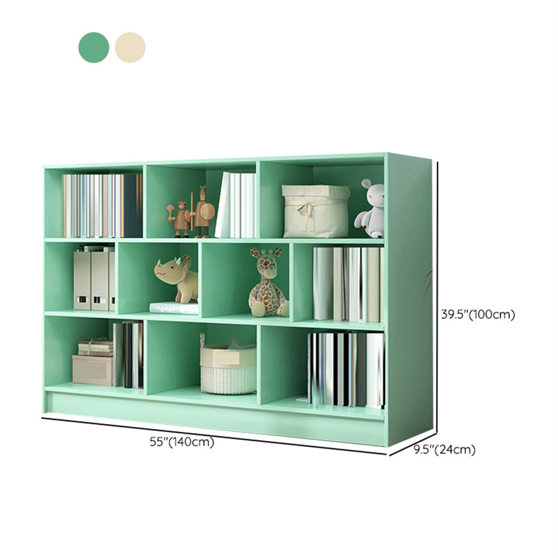 Estantería de madera de ingeniería escandinava estantería estándar con estantes