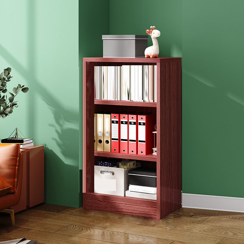 Modern Closed Back Standard Bookshelf Engineered Wood Bookcase