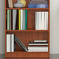 Modern Closed Back Standard Bookshelf Engineered Wood Bookcase