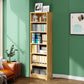 Modern Closed Back Standard Bookshelf Engineered Wood Bookcase
