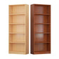 Modern Closed Back Standard Bookshelf Engineered Wood Bookcase