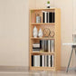 Modern Closed Back Standard Bookshelf Engineered Wood Bookcase