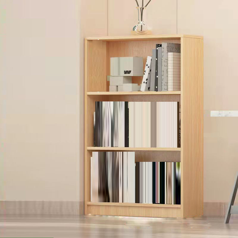 Modern Closed Back Standard Bookshelf Engineered Wood Bookcase