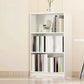 Modern Closed Back Standard Bookshelf Engineered Wood Bookcase
