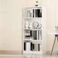 Modern Closed Back Standard Bookshelf Engineered Wood Bookcase