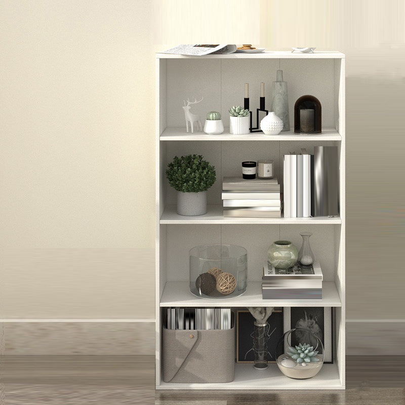 Modern Closed Back Standard Bookshelf Engineered Wood Bookcase