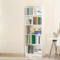 Modern Closed Back Standard Bookshelf Engineered Wood Bookcase