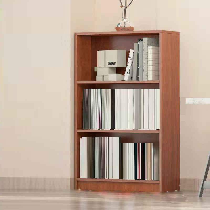 Modern Closed Back Standard Bookshelf Engineered Wood Bookcase