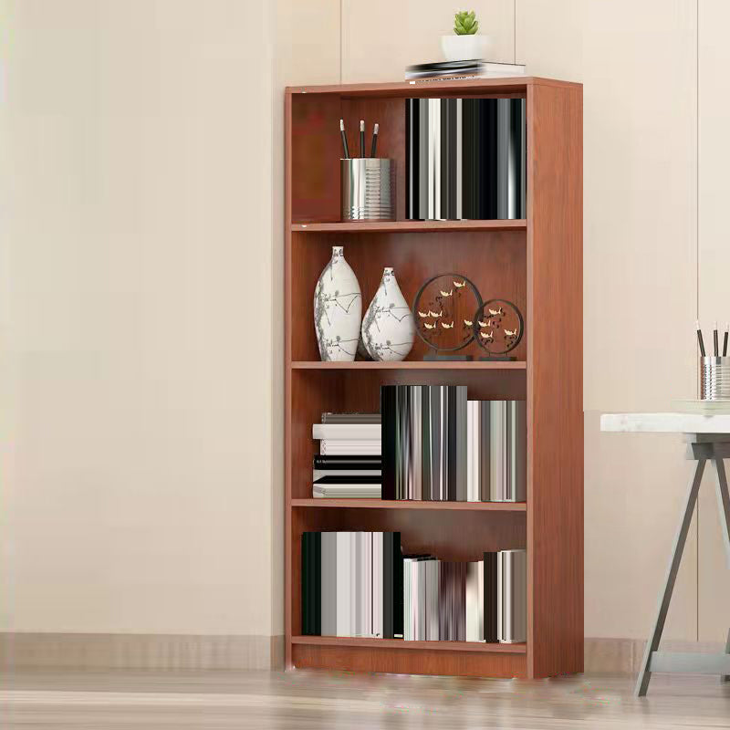 Modern Closed Back Standard Bookshelf Engineered Wood Bookcase