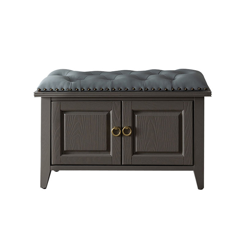 Panca in legno massiccio panca tradizionale sedile con rivestimento