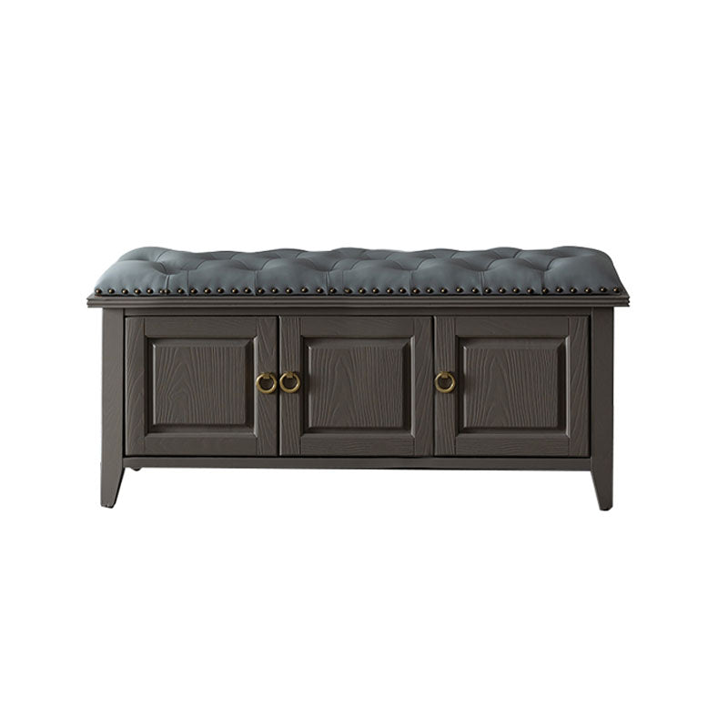 Panca in legno massiccio panca tradizionale sedile con rivestimento