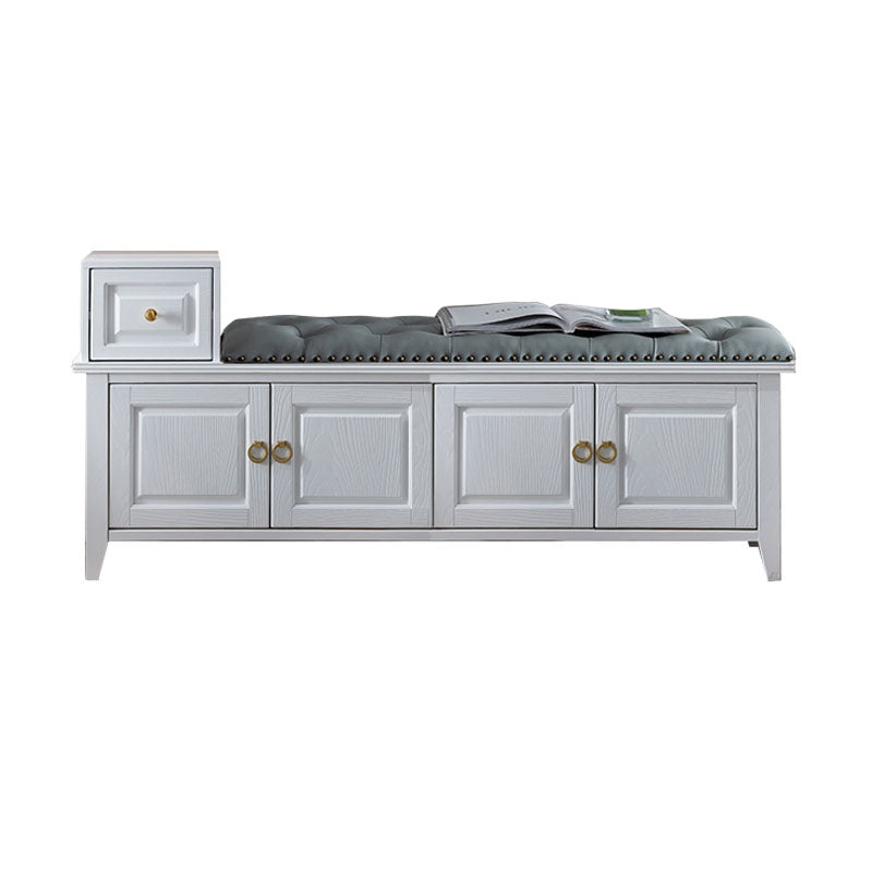 Panca in legno massiccio panca tradizionale sedile con rivestimento