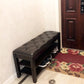 13.65-inch W Traditional Entryway Bench Solid Wood Seating Bench with Upholstered 47.2"L x 13.8"W x 18.9"H Dark Brown Clearhalo 'Benches' 'Chairs & Seating' 'furn' 'furn_benches' 'Furniture' 'Living Room Furniture' 6776576