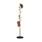 Metal and Marble Entrance Coat Hanger Modern Minimalist Home Floor Coat Rack