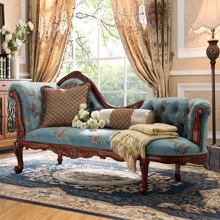 Traditional Chaise Lounge Couch Bedroom Living Room Chaise with Button Tufted Clearhalo 'Chairs & Seating' 'Chaise Lounge' 'chaise_lounge' 'furn' 'furn_chaise_lounge' 'Furniture' 'Living Room Furniture' 6776873