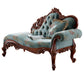 Traditional Chaise Lounge Couch Bedroom Living Room Chaise with Button Tufted 71"L x 29"W x 45"H Blue-Brown Right-Arm Chaise Clearhalo 'Chairs & Seating' 'Chaise Lounge' 'chaise_lounge' 'furn' 'furn_chaise_lounge' 'Furniture' 'Living Room Furniture' 6776874