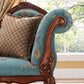 Traditional Chaise Lounge Couch Bedroom Living Room Chaise with Button Tufted Clearhalo 'Chairs & Seating' 'Chaise Lounge' 'chaise_lounge' 'furn' 'furn_chaise_lounge' 'Furniture' 'Living Room Furniture' 6776881