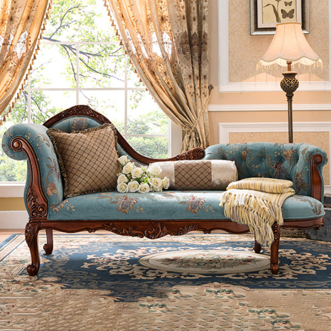 Traditional Chaise Lounge Couch Bedroom Living Room Chaise with Button Tufted Clearhalo 'Chairs & Seating' 'Chaise Lounge' 'chaise_lounge' 'furn' 'furn_chaise_lounge' 'Furniture' 'Living Room Furniture' 6776887