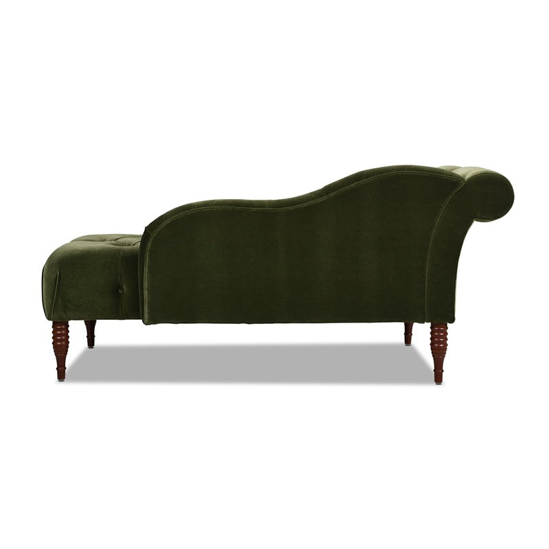 Velvet Rolled Arms Chaise Luxury Solid Wood Chaise for Living Room Clearhalo 'Chairs & Seating' 'Chaise Lounge' 'chaise_lounge' 'furn' 'furn_chaise_lounge' 'Furniture' 'Living Room Furniture' 6776904