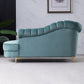 Luxury Style Velvet Chaise Lounge Bedroom Rolled Arms Chaise Clearhalo 'Chairs & Seating' 'Chaise Lounge' 'chaise_lounge' 'furn' 'furn_chaise_lounge' 'Furniture' 'Living Room Furniture' 6776924