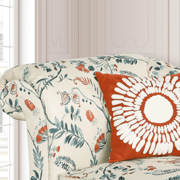 Modern Style Living Room Chaise Rolled Arms Upholstered Chaise Clearhalo 'Chairs & Seating' 'Chaise Lounge' 'chaise_lounge' 'furn' 'furn_chaise_lounge' 'Furniture' 'Living Room Furniture' 6776948
