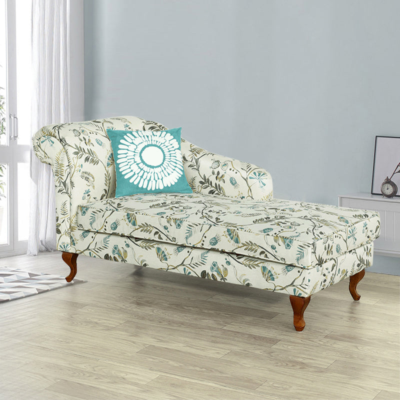 Modern Style Living Room Chaise Rolled Arms Upholstered Chaise Chaise Blue Left-Arm Chaise Clearhalo 'Chairs & Seating' 'Chaise Lounge' 'chaise_lounge' 'furn' 'furn_chaise_lounge' 'Furniture' 'Living Room Furniture' 6776952