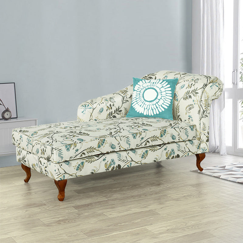 Modern Style Living Room Chaise Rolled Arms Upholstered Chaise Chaise Blue Right-Arm Chaise Clearhalo 'Chairs & Seating' 'Chaise Lounge' 'chaise_lounge' 'furn' 'furn_chaise_lounge' 'Furniture' 'Living Room Furniture' 6776955