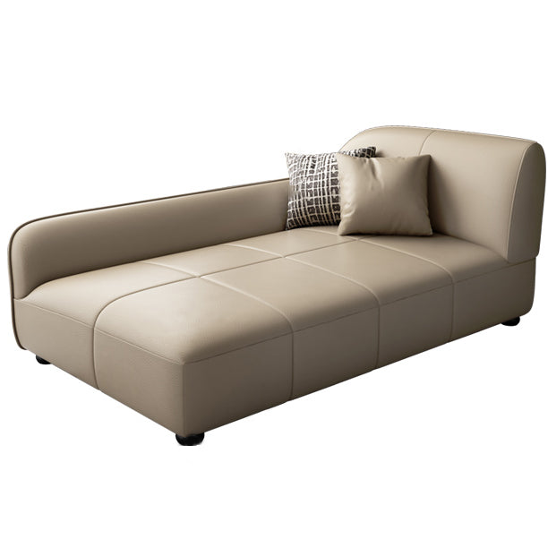 Modern Faux Leather Chaise Living Room Upholstered Chaise Lounge