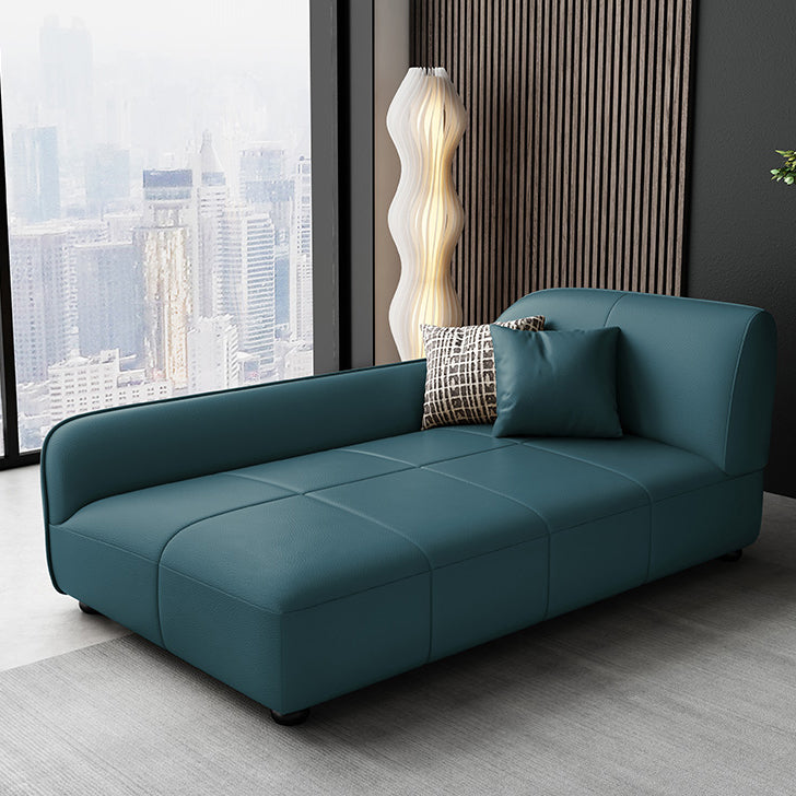 Modern Faux Leather Chaise Living Room Upholstered Chaise Lounge