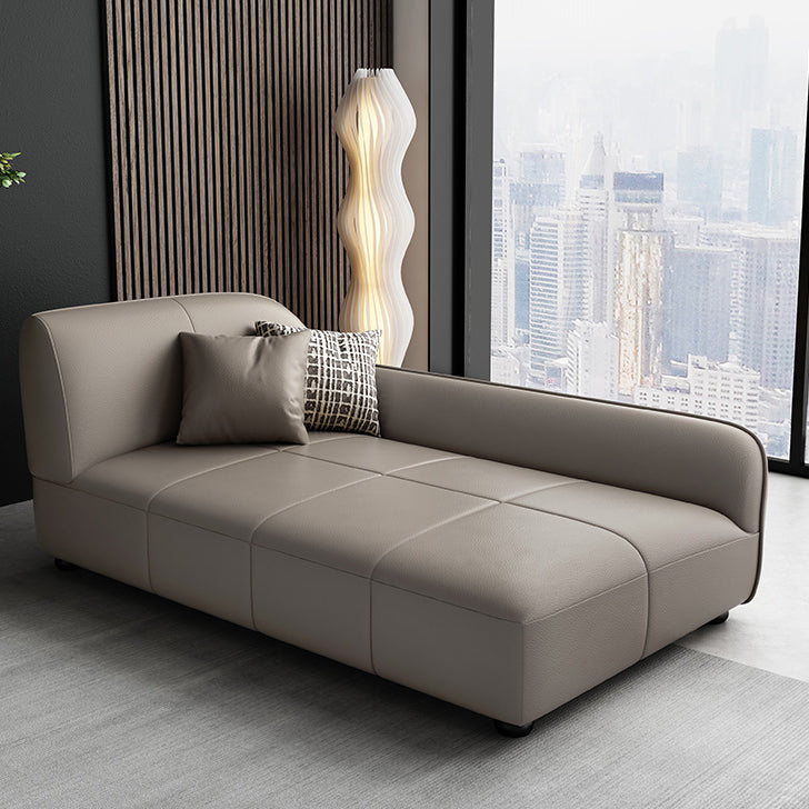 Modern Faux Leather Chaise Living Room Upholstered Chaise Lounge