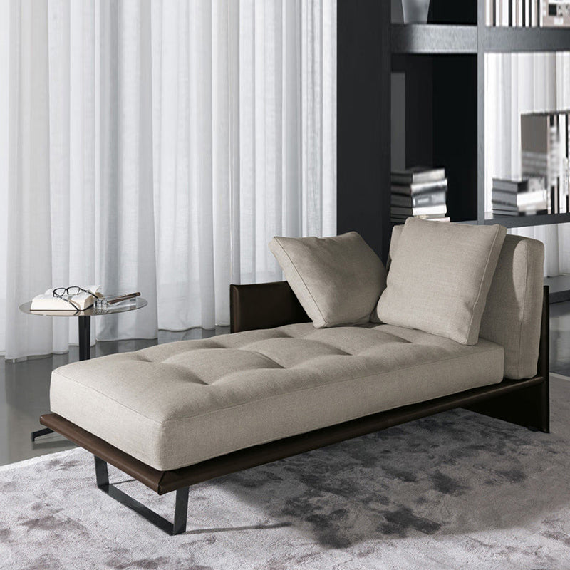Living Room Chaise Square Arms Modern Chaise Lounge with Upholster Clearhalo 'Chairs & Seating' 'Chaise Lounge' 'chaise_lounge' 'furn' 'furn_chaise_lounge' 'Furniture' 'Living Room Furniture' 6776979