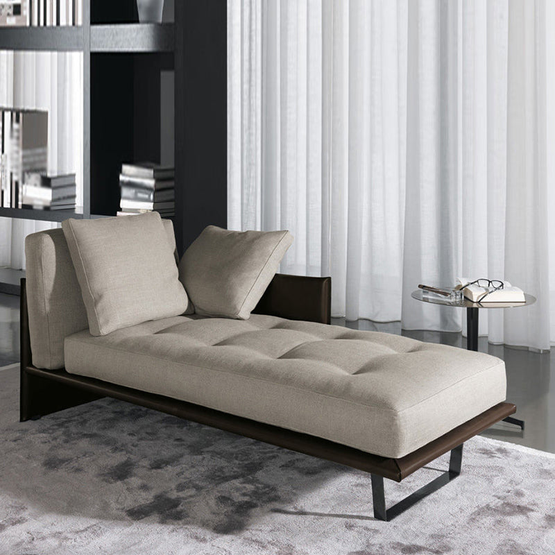 Living Room Chaise Square Arms Modern Chaise Lounge with Upholster Clearhalo 'Chairs & Seating' 'Chaise Lounge' 'chaise_lounge' 'furn' 'furn_chaise_lounge' 'Furniture' 'Living Room Furniture' 6776980