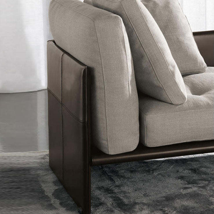 Living Room Chaise Square Arms Modern Chaise Lounge with Upholster Clearhalo 'Chairs & Seating' 'Chaise Lounge' 'chaise_lounge' 'furn' 'furn_chaise_lounge' 'Furniture' 'Living Room Furniture' 6776984