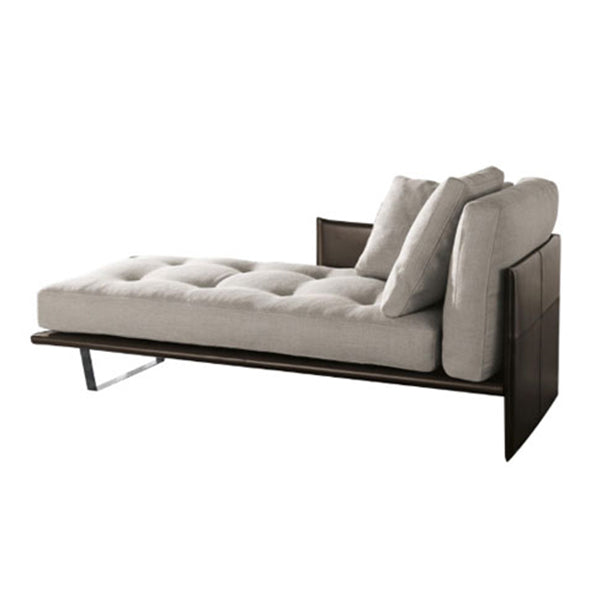 Living Room Chaise Square Arms Modern Chaise Lounge with Upholster Clearhalo 'Chairs & Seating' 'Chaise Lounge' 'chaise_lounge' 'furn' 'furn_chaise_lounge' 'Furniture' 'Living Room Furniture' 6776988