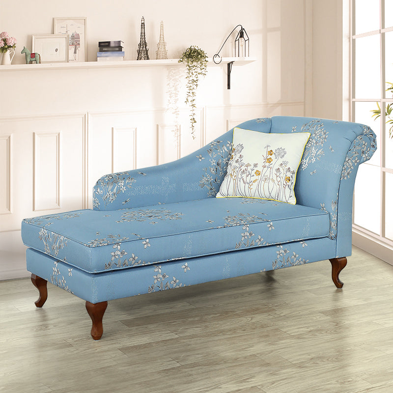 Living Room Upholstered Chaise Modern Style Rolled Arms Chaise Clearhalo 'Chairs & Seating' 'Chaise Lounge' 'chaise_lounge' 'furn' 'furn_chaise_lounge' 'Furniture' 'Living Room Furniture' 6777002