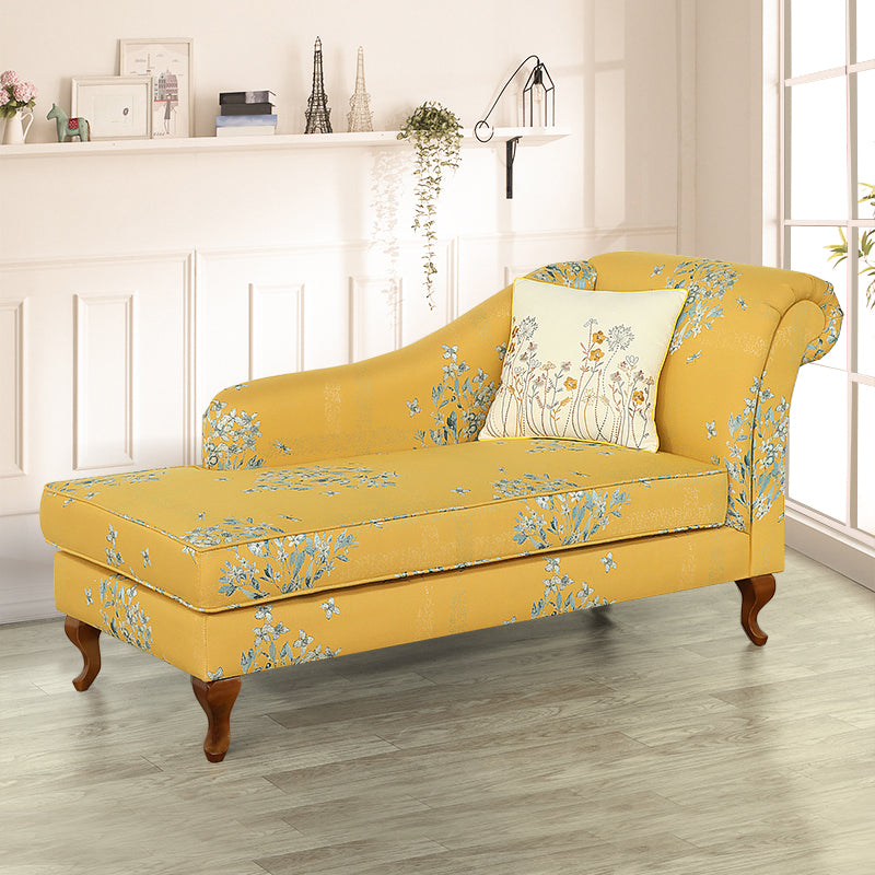 Living Room Upholstered Chaise Modern Style Rolled Arms Chaise Chaise Ginger Right-Arm Chaise Clearhalo 'Chairs & Seating' 'Chaise Lounge' 'chaise_lounge' 'furn' 'furn_chaise_lounge' 'Furniture' 'Living Room Furniture' 6777007