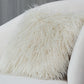Chaise longue moderna da salotto con braccioli arrotolati e imbottita