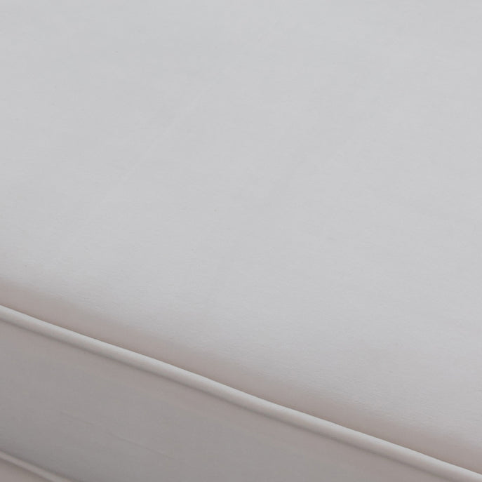 Chaise longue moderna da salotto con braccioli arrotolati e imbottita