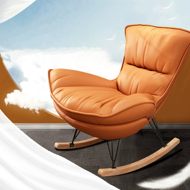 Chaise de culbuteur rembourrée moderne