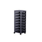 Modern Plastic File Cabinet Multi-Drawers Acrylic File Cabinet with Wheels Brown 8 Clearhalo 'Filing Cabinets' 'filling_cabinets' 'furn' 'furn_filling_cabinets' 'Furniture' 'Office Furniture' 6777486