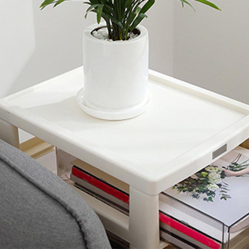 Modern Plastic File Cabinet Multi-Drawers Acrylic File Cabinet with Wheels Clearhalo 'Filing Cabinets' 'filling_cabinets' 'furn' 'furn_filling_cabinets' 'Furniture' 'Office Furniture' 6777494