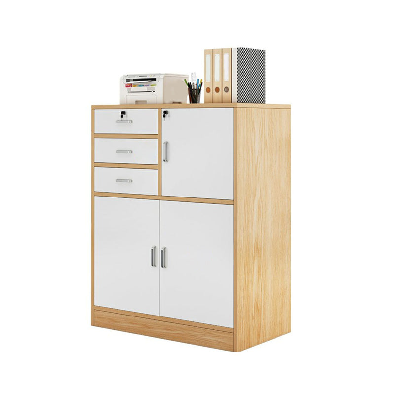 Nordic Style Vertical File Cabinet Wood Filing Cabinet for Home Office Clearhalo 'Filing Cabinets' 'filling_cabinets' 'furn' 'furn_filling_cabinets' 'Furniture' 'Office Furniture' 6777539