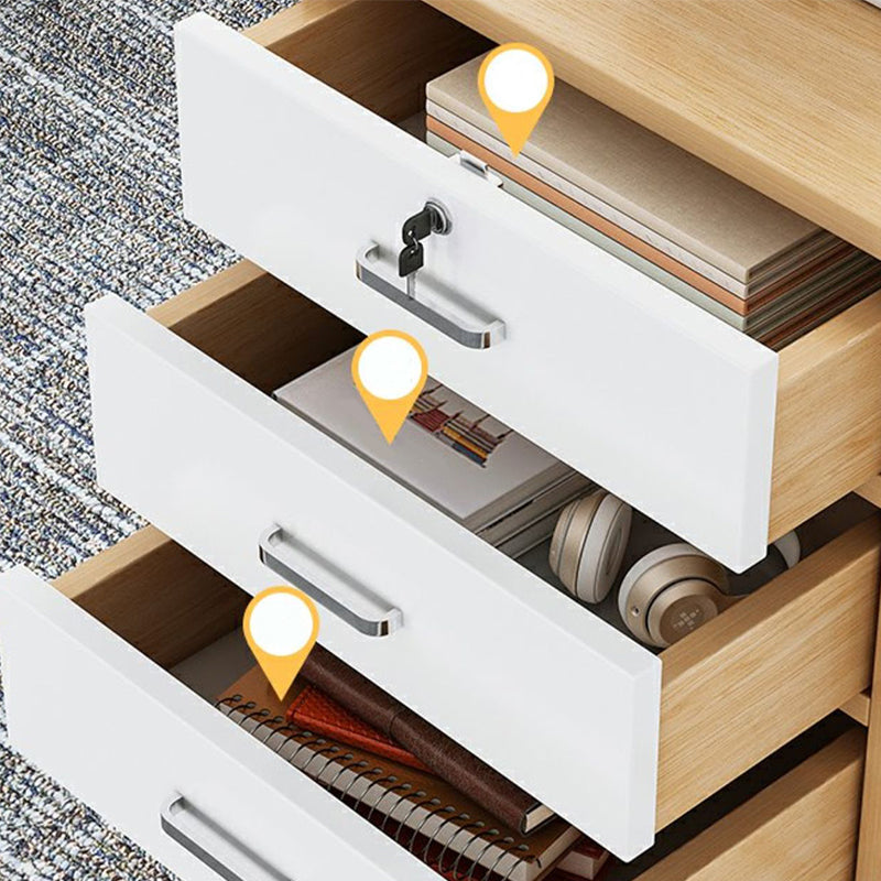 Nordic Style Vertical File Cabinet Wood Filing Cabinet for Home Office Clearhalo 'Filing Cabinets' 'filling_cabinets' 'furn' 'furn_filling_cabinets' 'Furniture' 'Office Furniture' 6777541