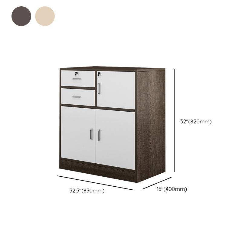 Nordic Style Vertical File Cabinet Wood Filing Cabinet for Home Office Clearhalo 'Filing Cabinets' 'filling_cabinets' 'furn' 'furn_filling_cabinets' 'Furniture' 'Office Furniture' 6777547