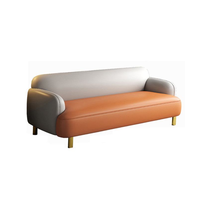 Glam verzonken ARM SETTEE FAUX LEREN ZITING VOOR LIDE ROOM